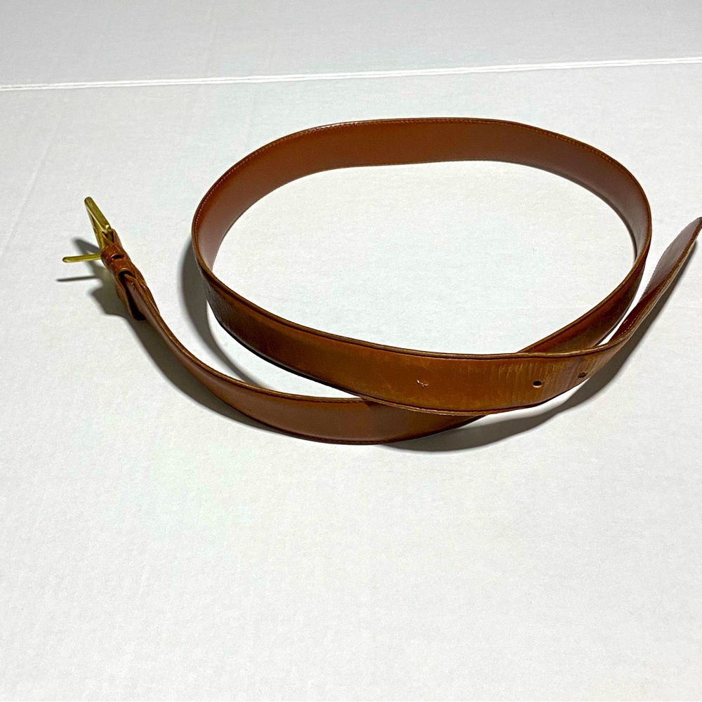 Coach Men’s 7600 British Tan Leather Belt